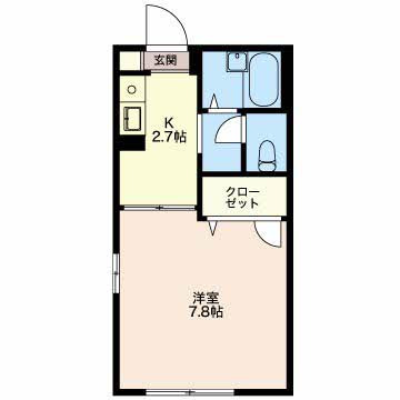 クレールの間取り