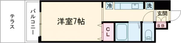 ル・パルトネール西大路御池の間取り