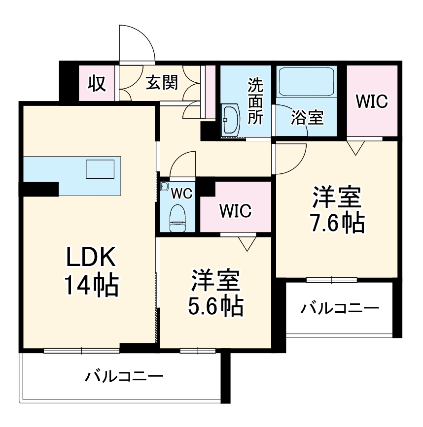 フロラシオンの間取り