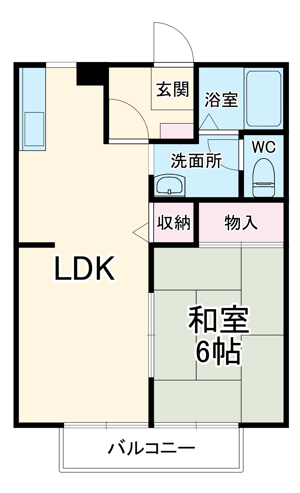 小川ハイツの間取り