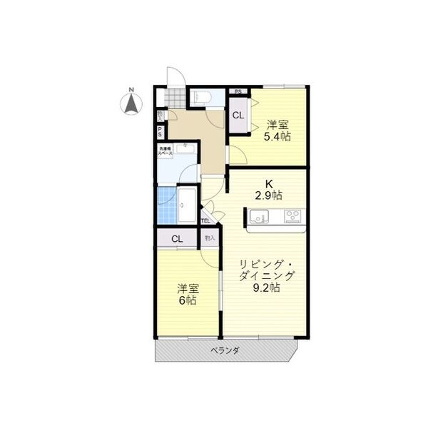 ナイスアーバン下河原の間取り