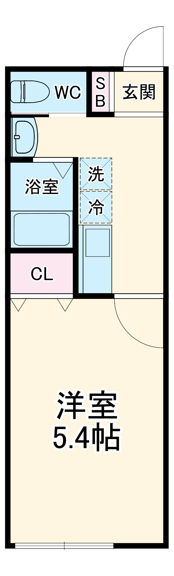 西町Live!の間取り
