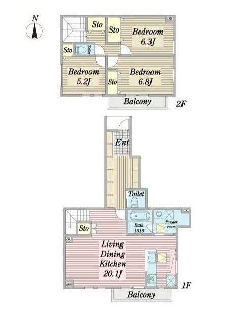KOTI Ⅰ期の間取り