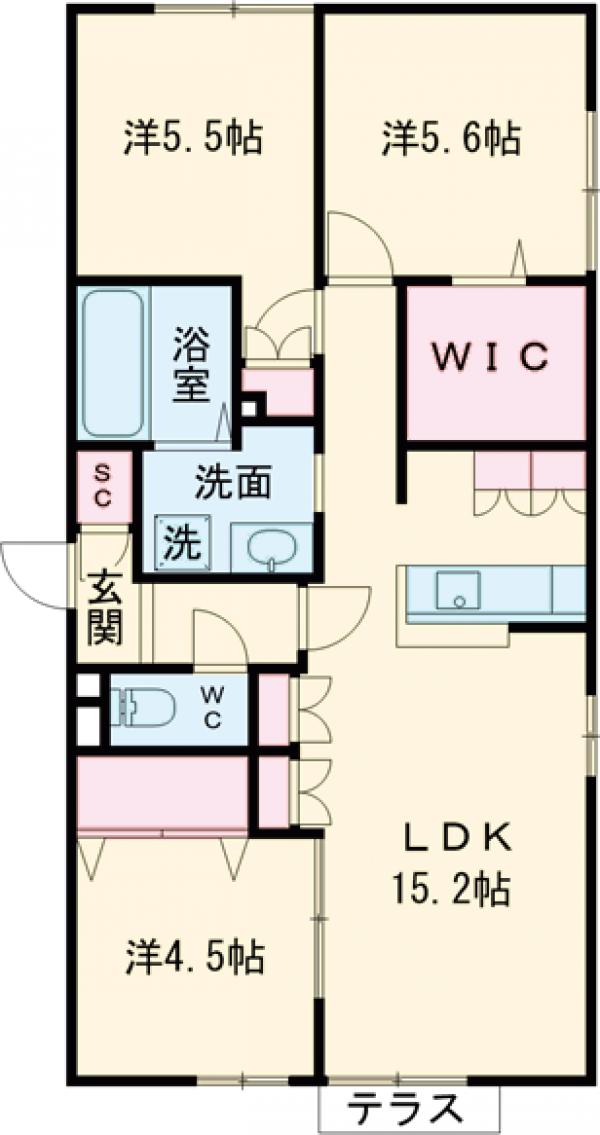 COCOON PLACEの間取り