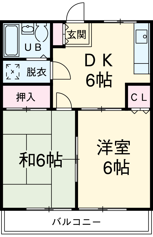 グローバルハイツの間取り