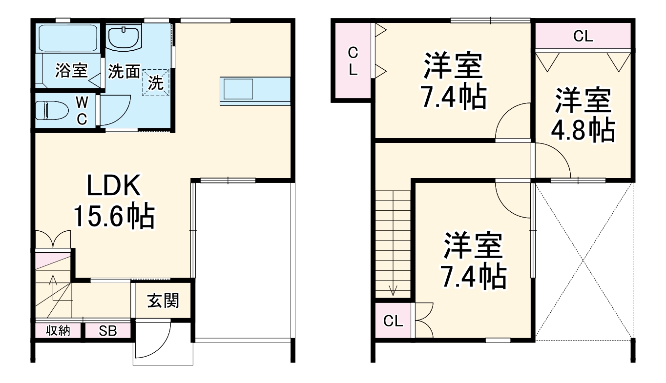 ソラノアの間取り