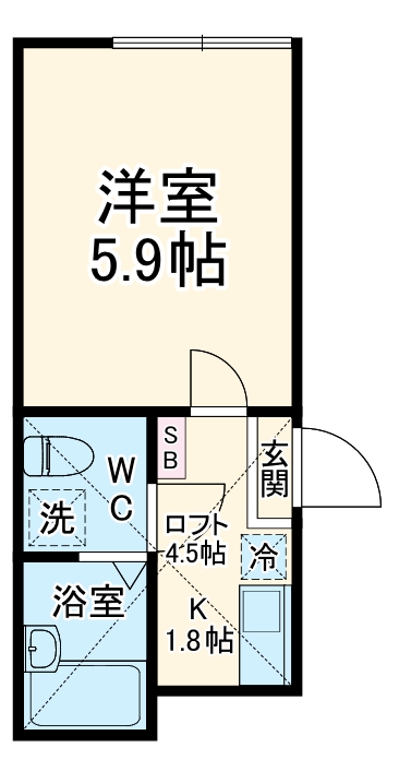 RA・湘南の間取り