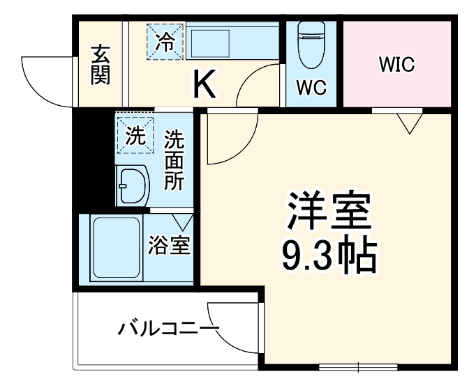 フジパレス出来島WESTⅤ番館の間取り