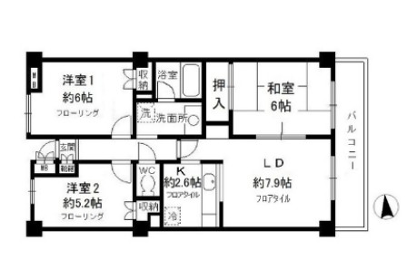 パークハイムFの間取り