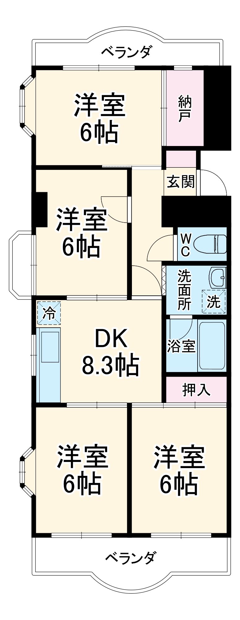 ロイヤルサイキの間取り