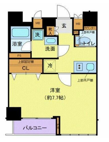 ディアレイシャス市谷薬王寺の間取り