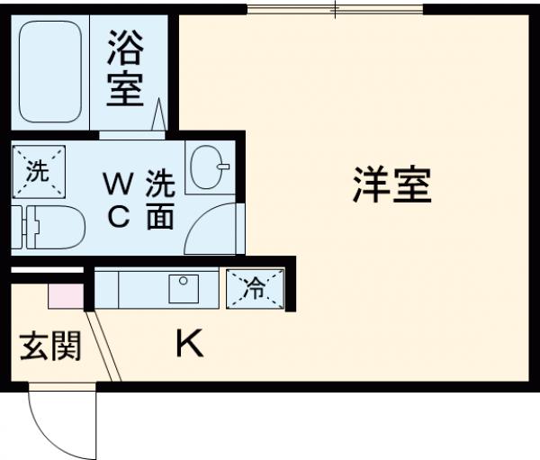 HASAI BUILDING 北千住の間取り