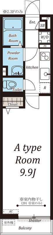 リブリ・天沼の間取り