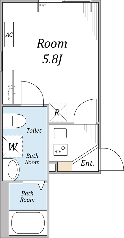 シアターハウス赤羽の間取り