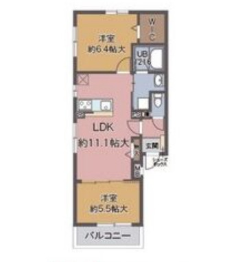 ベルウッド加島Ⅳの間取り