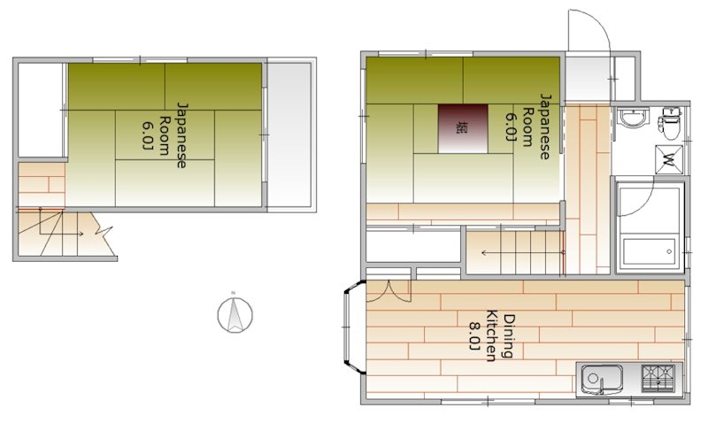高円寺北3丁目戸建の間取り