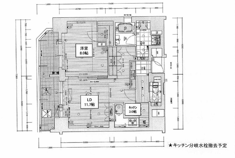 リーガル靭公園南IIの間取り