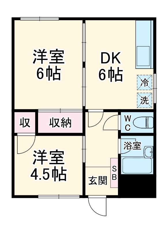 カーサ大船の間取り