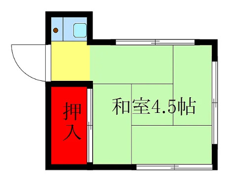 文月荘の間取り