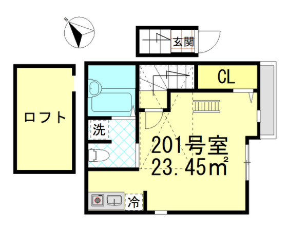 K-house堀切菖蒲園の間取り