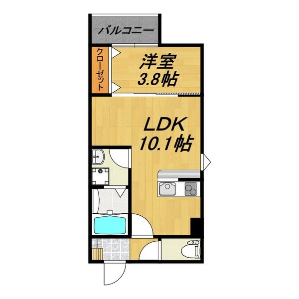 LECOCON一宮Ⅶの間取り