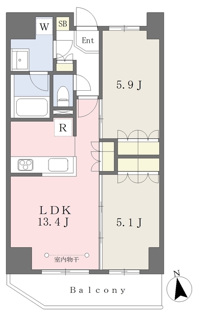 プランタンSAKURAの間取り