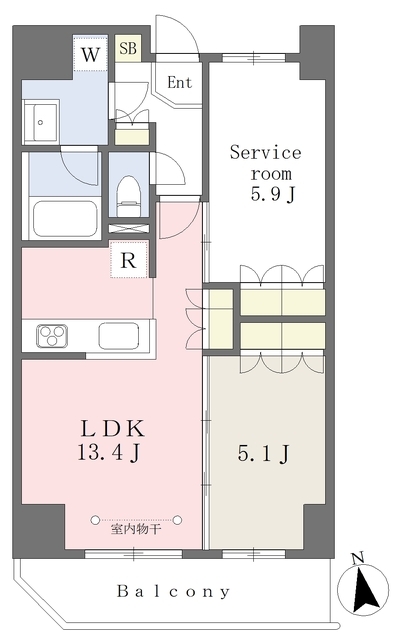プランタンSAKURAの間取り
