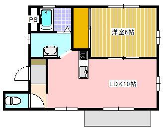 フォーブル136Ⅱの間取り
