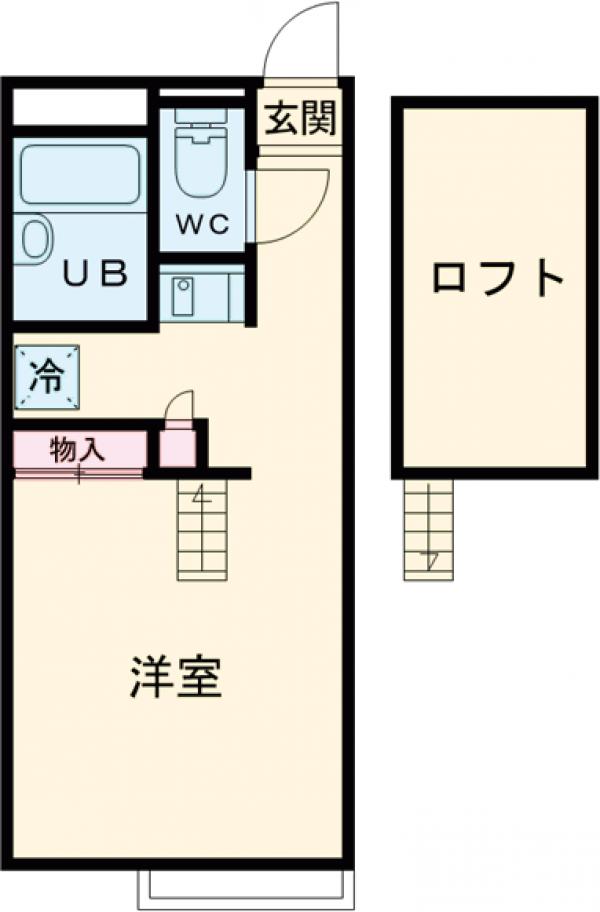 レオパレス浅間台の間取り