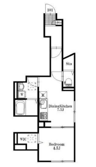 東向島の完工年月(2025年12月)築の賃貸アパートの間取り