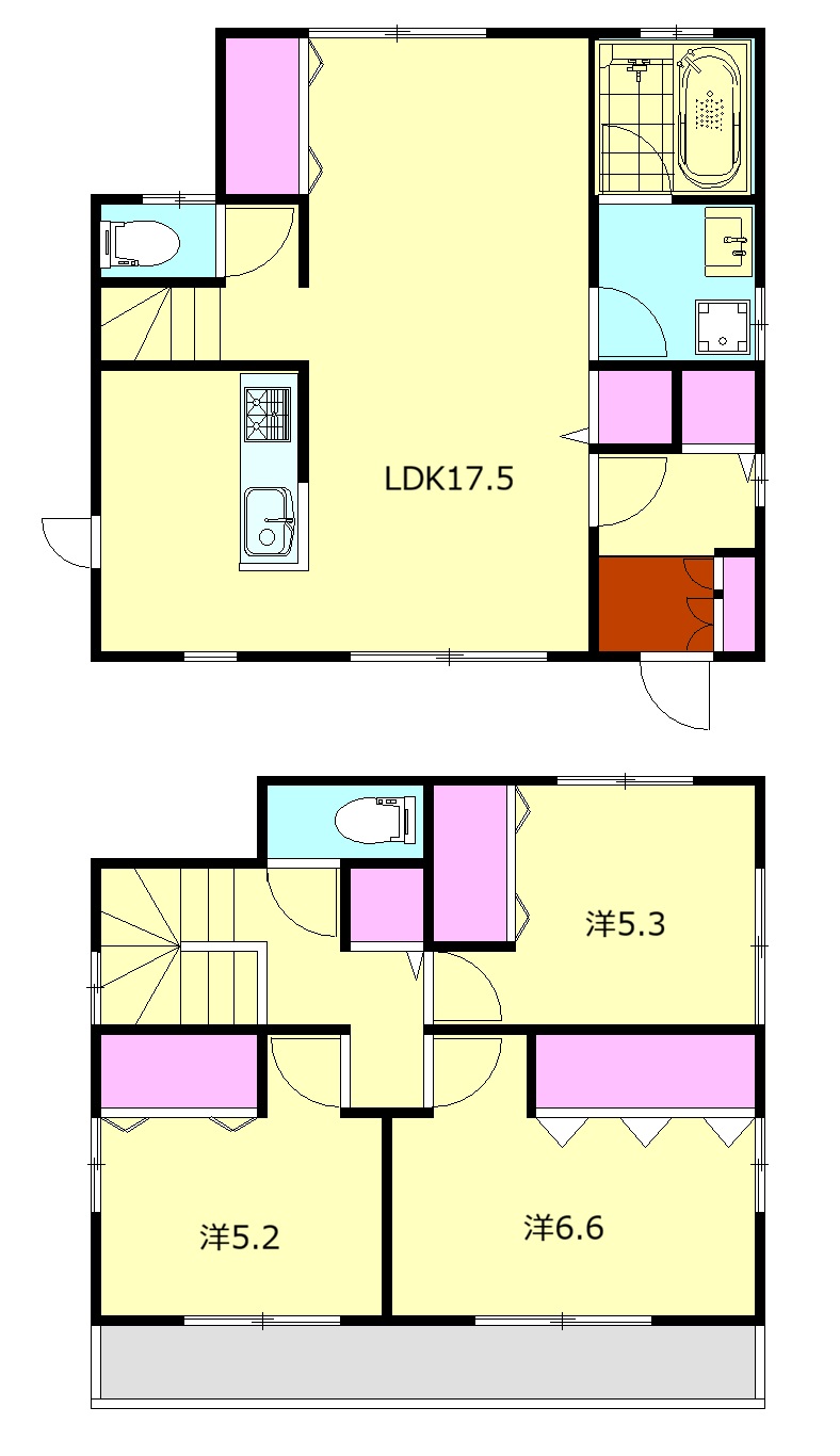 小田原荻窪戸建の間取り