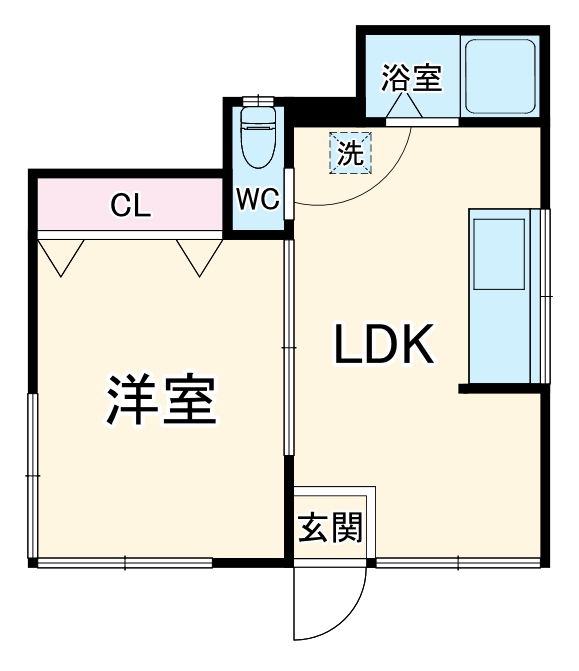 寒川アパートの間取り