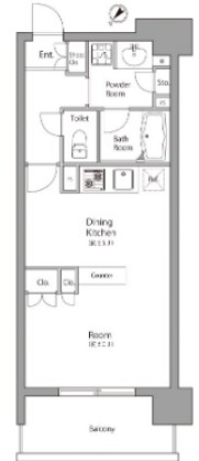 スパシエルクス西川口の間取り