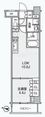 Alivis綾瀬の間取り
