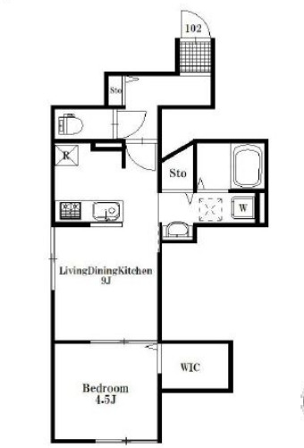 東向島の完工年月(2025年12月)築の賃貸アパートの間取り