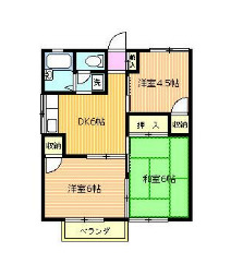 ハイツ三枝の間取り