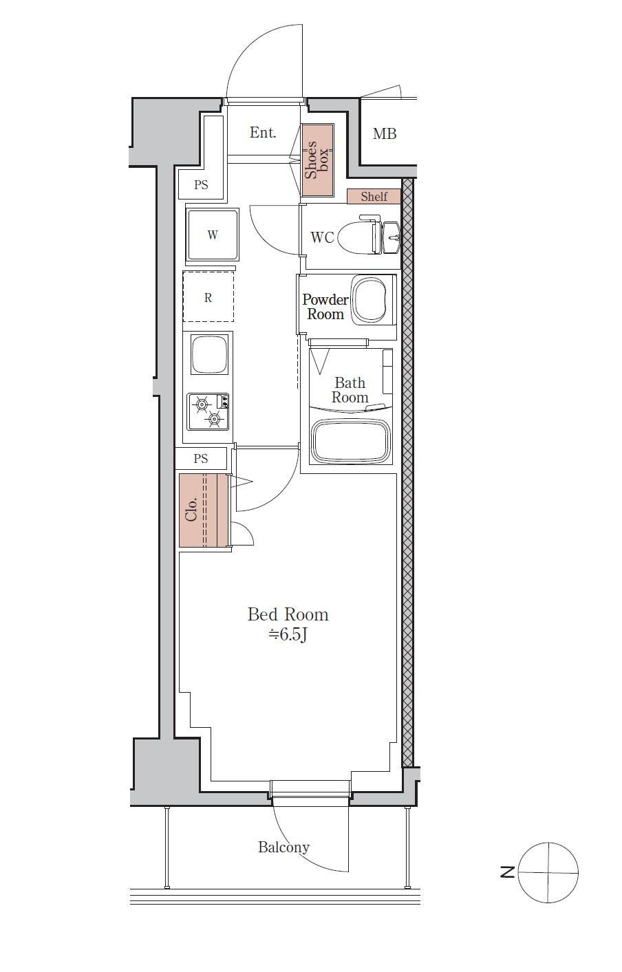 ジオエント四条大宮の間取り