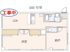 柴又の完工年月(2004年8月)築の賃貸マンションの間取り