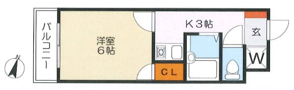 蕨プラザの間取り