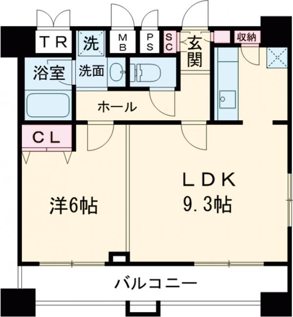 レジディア文京音羽Ⅱの間取り