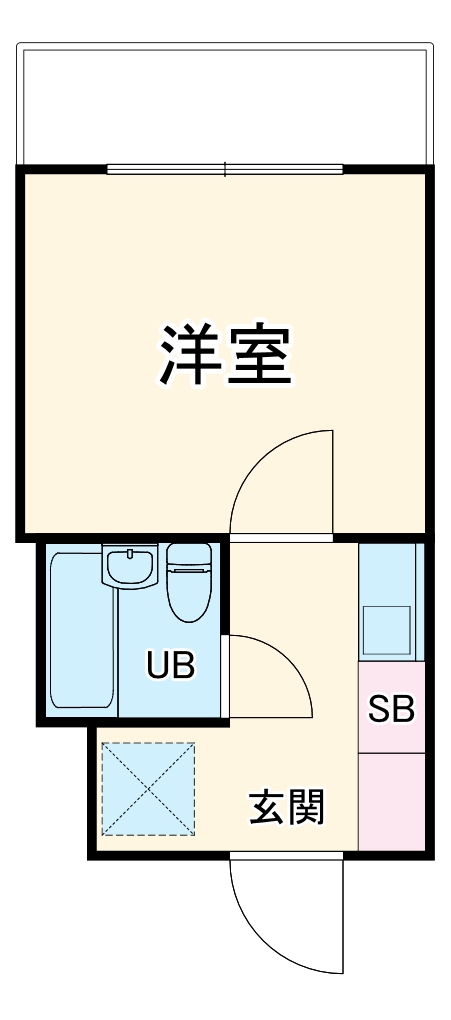 クリオ根岸壱番館の間取り