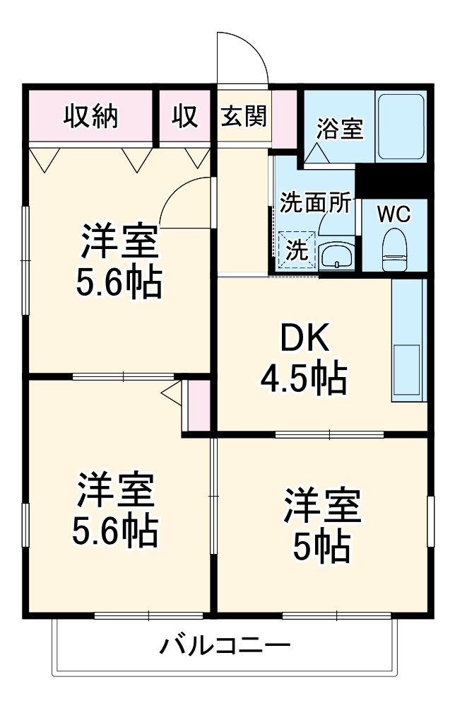 ディアスふじの間取り