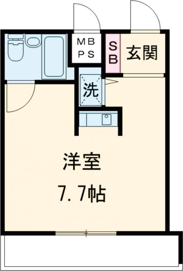 ライオンズマンション三鷹第八の間取り