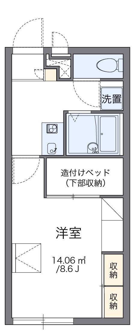 レオパレスdreamの間取り