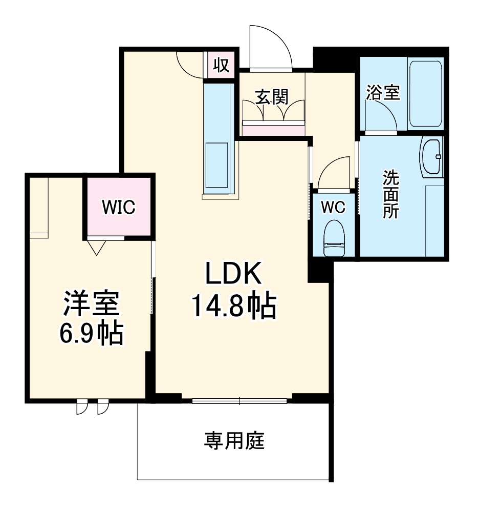 シャーメゾンサクラスクエア本郷の間取り