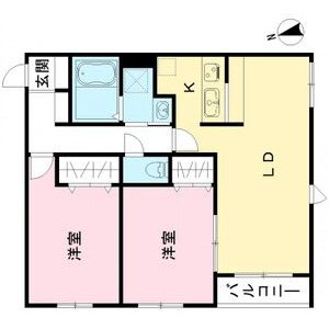 伊賀新町の完工年月(2011年6月)築の賃貸アパートの間取り