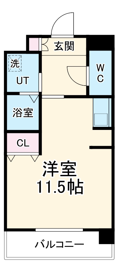 ブロンメゾン平和の間取り