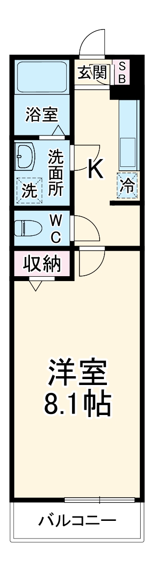 エステイトB東岩槻の間取り