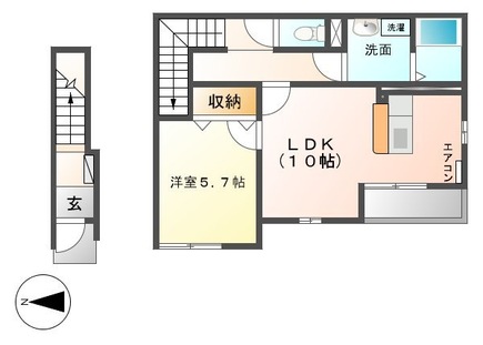 ルミナス メゾンの間取り