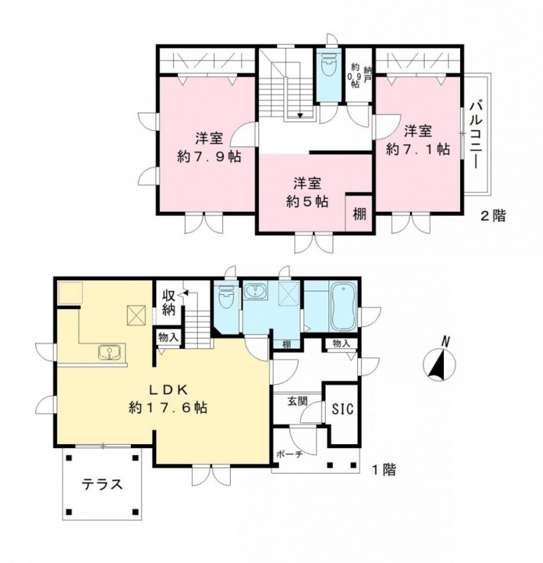 千葉市若葉区大草町戸建の間取り
